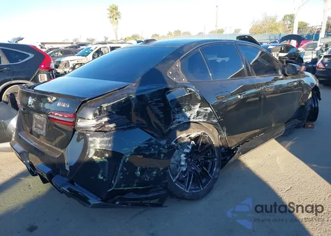 2026 BMW M5 from USA, damaged, VIN WBS83FK06TCW13620